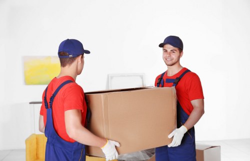 Van loading support for a Brockley home move