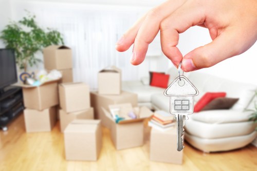 Local office removals in Brockley with loading and transport preparation