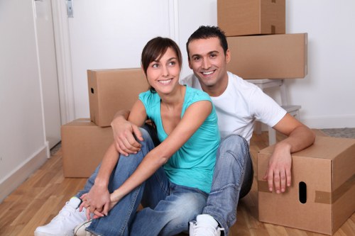 Removal van for flat and business moves in Brockley