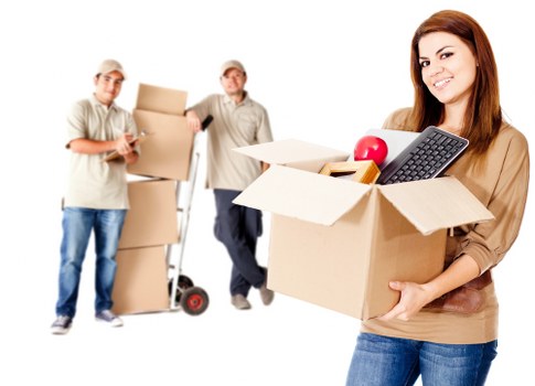 Business relocation setup and furniture placement after an office move
