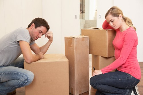 Preparation and loading for a Brockley house move